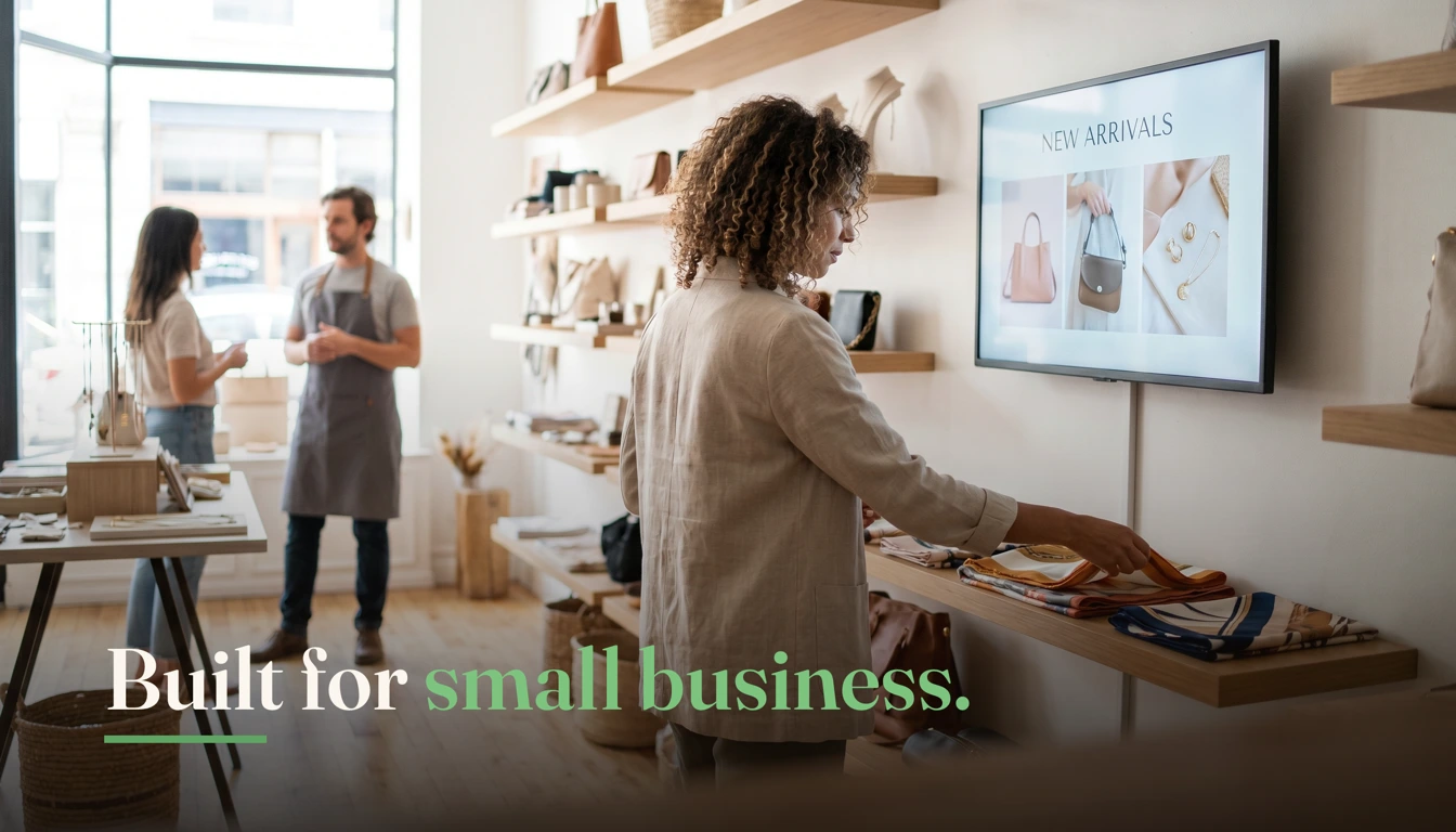 Built for small business.